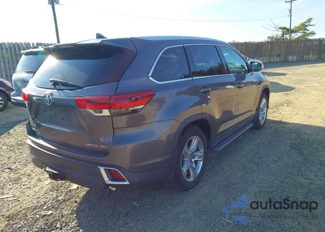 2018 Toyota Highlander Limited из США, поврежденный, VIN 5TDDZRFH8JS488749